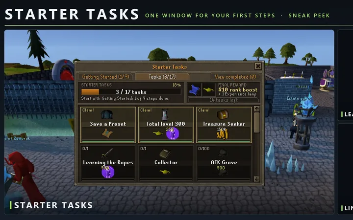 Starter Tasks for your first steps